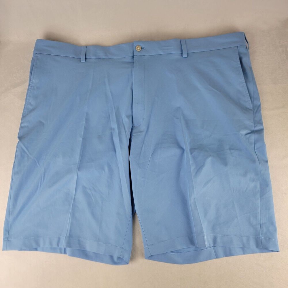 Walter Hagen Perfect 11 Flat Front Golf Shorts SZ 48 NWT‎ Blue Gripper Waistband